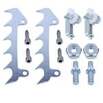 Bumper Spikes for Stihl MS170 MS180 017 018 Chainsaw, ADEFOL Felling Dogs with The Matching Screws + Side Chain Adjuster + Bolt & Nut Chainsaw Accessory Spare Parts Kit 8 in 1