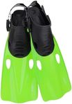 Full Foot Pocket Swim Fins,Dive Fins Flippers Adult,Snorkel Fins With Adjustable Buckles,Open Heel Long Swimming Flippers Fin,Snorkeling Diving in Rubber for Men Women Unisex,Swim,Diving,Snorkel (XL)