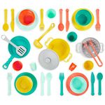 B. Deluxe Cooking Set Play Kitchen Accessories