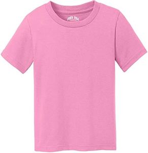 Joe's USA(tm Toddler Tees Soft and Cozy Cotton T-Shirt Size-2T,Candy Pink