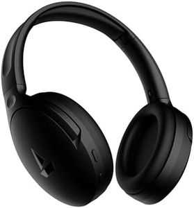 boAt Rockerz 551ANC Hybrid Active Noise Cancellation Over Ear Headphones with Up to 100H Playtime, ASAP Charge, Ambient Sound Mode &Dual EQ Modes, ENx Technology(Stellar Black)