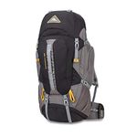 High Sierra Pathway Internal Frame Hiking Backpack, Black/Slate/Gold, 90L