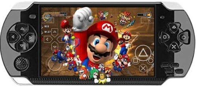 Drumstone (First TIME Ever Deal with 14 Years Warranty) 5.1 inchs New X6 Game Player Built in 5000 Game Support 10 Emulators for Kid's Retro Handheld Video Game Console