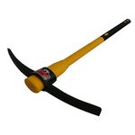 Mighty Pick Axe 5lb Steel Head +Heavy Duty Fibreglass Handle shaft 90cm/36in