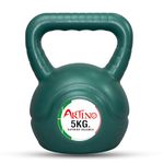 ARTINO 5Kg Kettlebell for Cardio Training Home& Gym Fitness Workout Bodybuilding Weight Green Kettlebell