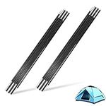 Replacement Fibreglass Pole Kit,3.96m/155.9inch Fiberglass Tent Pole Replacement Tent Poles Accessories, Shock Corded Fibreglass Rod Tent Poles Equipment Tent Pole Kit for Camping Hiking