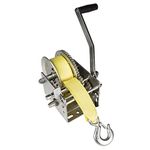 Fulton 142424 Winch, 3200 lbs., 2-Speed with Heavy Duty 20' Strap, 1 Pack