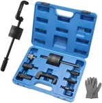 ReluxGo Engine Tools Diesel Injector Extractor Puller Kit Common Rail Tool Slide Hammer Puller Adaptors Fit for Mercedes Benz