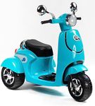 Honda Metropolitan Blue Ride on Scooter Toy for Kids, 6 Volt Battery Powered Safe for Toddlers, Perfect for Ages 3-5