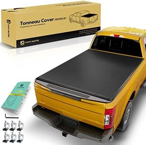 YHTAUTO Soft Roll Up 5.7 Ft (68.4") Truck Bed Tonneau Cover Fits for 2009-2018 Dodge Ram 1500(Not for 2019), 2019-2024 Ram 1500 Classic, 10-23 Ram 2500/3500, w/Auto Locking Function Truck Bed Cover