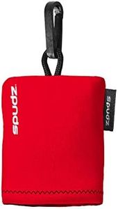 SPUDZ Classic | Microfiber Cloth Screen Cleaner and Lens Cleaner | Open Bottom | Red | 10 x 10 Inches