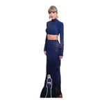 Star Cutouts CS1166 Singer Crop Top Cardboard Cutout with Mini