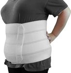 MARS WELLNESS Premium Plus Size Bariatric Abdominal Binder - 9" 3 Section/Panel - Bariatric Binder Abdominal Brace for Men or Women - 2XL - Waist Size 46" - 62"