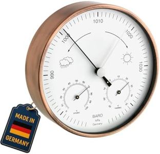 TFA Dostmann Analogue Weather Station for Indoor and Outdoor Weather Proof Barometer Thermometer Hygrometer Weather Forecast (L) 160 x (W) 46 x (H) 160 mm