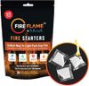 FireFlame Quick Instant Fire Starter -100% Waterproof All-Purpose Indoor & Outdoor FireStarter, for Charcoal Starter, Campfire, Fireplace, Firepit, Smoker - Odorless and Non-Toxic - 20 Pouches in Bag