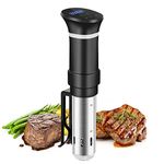 Sous Vide Water Baths, Sous Vide Cooker, 1000W Sous Vide Precision Cooker, Immersion Circulator Sous Vide Machine, Accurate Temperature and Time Control Sous Vide Cookbook Included