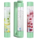 Fizzpod Sparkling Water Maker & Home Soda Carbonator Sparkling Water Machine For Home | Infuses Flavors while Carbonating Beverage Drinks (Ash Green)