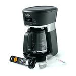 Mr. Coffee Easy Measure Coffee Maker | 12-Cup Programmable Coffee Machine with Reusable Filter | Black