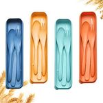 Reusable Travel Utensils Set with C