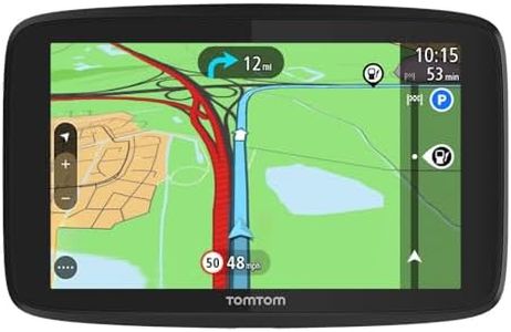 TomTom Car Sat Nav GO Essential, with Traffic Congestion and Speed Cam Alert Trial Thanks to Traffic, EU Maps, Updates via WiFi, Handsfree Calling, Click-and-Drive Mount,Black,5 Inch