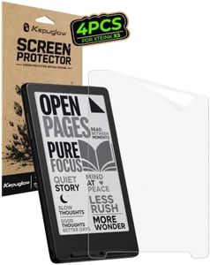 Kepuglow 4-Pack Matte Screen Protectors for Xteink X3, Anti-Glare PET Film | Enjoy paper-feel reading on XTEINK X3 with 4 matte PET films that reduce glare, smudges and scratches for smooth swiping.