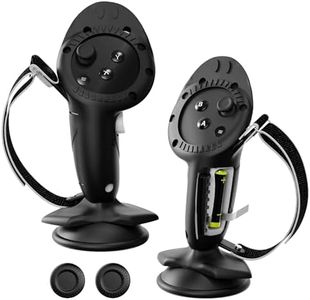 APEXINNO Controller Grips Cover for Meta Quest 3/3S Accessories,Battery Opening Cover with Suction Cup Handle Grip,Adjustable Knuckle Strap,Compatible with Meta Quest 3/3S