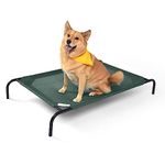 The Original Elevated Pet Bed by Coolaroo, Brunswick Green, L (Pack of 1)