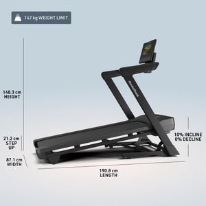 NordicTrack T Series 9 Treadmill – Folding Electric Running Machine