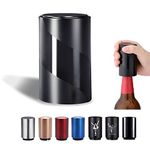 SUOXU Magnetic Automatic Bottle Opener,Beer Gift for Men Father's Day,Stainless Steel Push Down Opener Weak Hands Arthritis Beer Soda Cap Opener Kitchen Accessories,Christmas Gifts Stocking Fillers