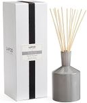 LAFCO New York Classic Reed Diffuser, Paradiso Fig - 6 oz - Up to 3 Months Fragrance Life - Reusable Glass Vessel - Natural Wood Reeds - Made in The USA