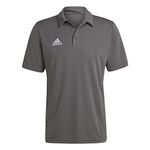 adidas Men's Entrada 22 Polo Shirt, Team Grey Four, XXL