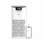 Qubo Smart Air Purifier Q500 from Hero Group, WiFi App & Voice Control, True Hepa H-13 Filter, Removes Viruses, Bacteria & PM 0.1 Particles, 4 Stage Filtration, Filter Life 9000 hrs, Coverage 500 SqFt