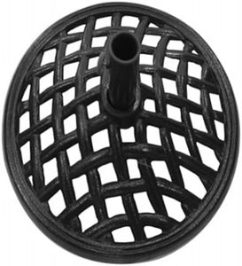 Four Seasons Courtyard Canmore 19 Inch Round Base for 2 Inch Umbrella Poles to Shade Outdoor Backyard Gardens, Patios, and Porches, Black