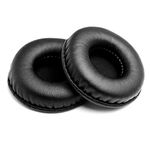 Homgee Replacement Ear Pads PU Leather Ear Cushions Replacement for AKG/ATH/Headphone Ear Pads 75mm Black