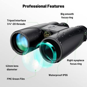 Kylietech 12x42 Binoculars – HD Compact Waterproof Bird Watching