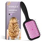 SHINLEA Detangler Hairbrush For Wet & Dry Hair, Speed Dry Vented Detangle Hair Brush for Women, Men, kids, Scalp Massage Detangler Brush, Reduces Breakage, Eliminates Knots, Detangling All Hair Types