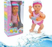 xwin sportseries Electric Swimming Doll Bathtub Toy for Children, Waterproof Wind-up Swimming Function Bath Pool Doll, Kids Floating Bath Toy for Boys and Girls, Water Toys