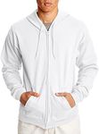 Hanes mens Full-zip Eco-smart Hoodi