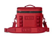 YETI Hopper Flip 8 Cool Bag, Portable & Insulated Backpack Cooler, Rescue Red