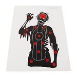 SPYMINNPOO 10Pcs Shooting Targets Paper, Archery Paper Targets Bow Arrow Hunting Accessories for Archery Enthusiasts Beginner 45x32cm (Zombie Skull)