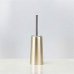 jjnet Toilet brush and bracket, floor-standing 304 stainless steel anti-rust toilet brush, durable toilet brush (optional in three colors) Champagne gold