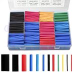 GFFG 850PCS Heat Shrink Tubings Kits Tubing Assortments Electronic Multicolor Assortment for Marine Grade Repair Wire Cable Electrical Insulation, Color Coding, Mechanical Protection