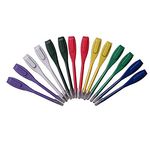 CRESTGOLF 50pcs Golf Pencils,Random Color Golf Scoring Pen, Golf Marker Pen Pencil Lead Writing Scoring Pen Scorer,Goft Gift for Golf lovers