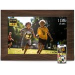 Lifelong 10.1 Inch Wi-Fi Digital Photo Frame with Slideshow & 32 GB Storage| 1280 x 800 IPS HD Auto-Rotate Touch Screen | Video & Sound | Desktop/Wall Mounted | Easy Share Files with Frameo App