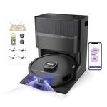 Shark PowerDetect UV Reveal Robot Mop and Vacuum, Auto-Empty Charging Dock, Anti-Allergen HEPA Filtration, Self-Cleaning and Drying Mop, Stain Detect, Dirt Detect, Black AV3020XEUK