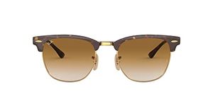 Ray-Ban Unisex Gradient Brown Lens Square Sunglasses - 0RB3716