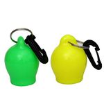 Tlilyy 2PCS Scuba Dive Mouthpiece Dustproof Cover Regulator Holder with Clip Octopus Stage Protective Safty Accessories