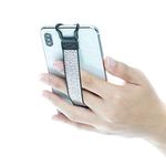 TFY Hand-Strap TFY for iPhone, Samsung & Huawei - iPhone Xs Max/Xs/XR/X / 8 Plus / 8/7 Plus / 7/6 Plus / 6 and Note 9/8 / Galaxy S9+ / S9 and Other Smartphones -Silver