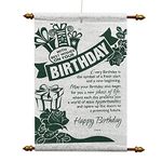 Saugat Traders Happy Birthday Scroll Card for Best Friend, Girls,Sister, Wife or Husband