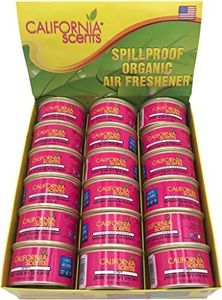 California Scents Spillproof Organic Air Freshener, Coronado Cherry , 1.5 Ounce Canister (Pack of 18)